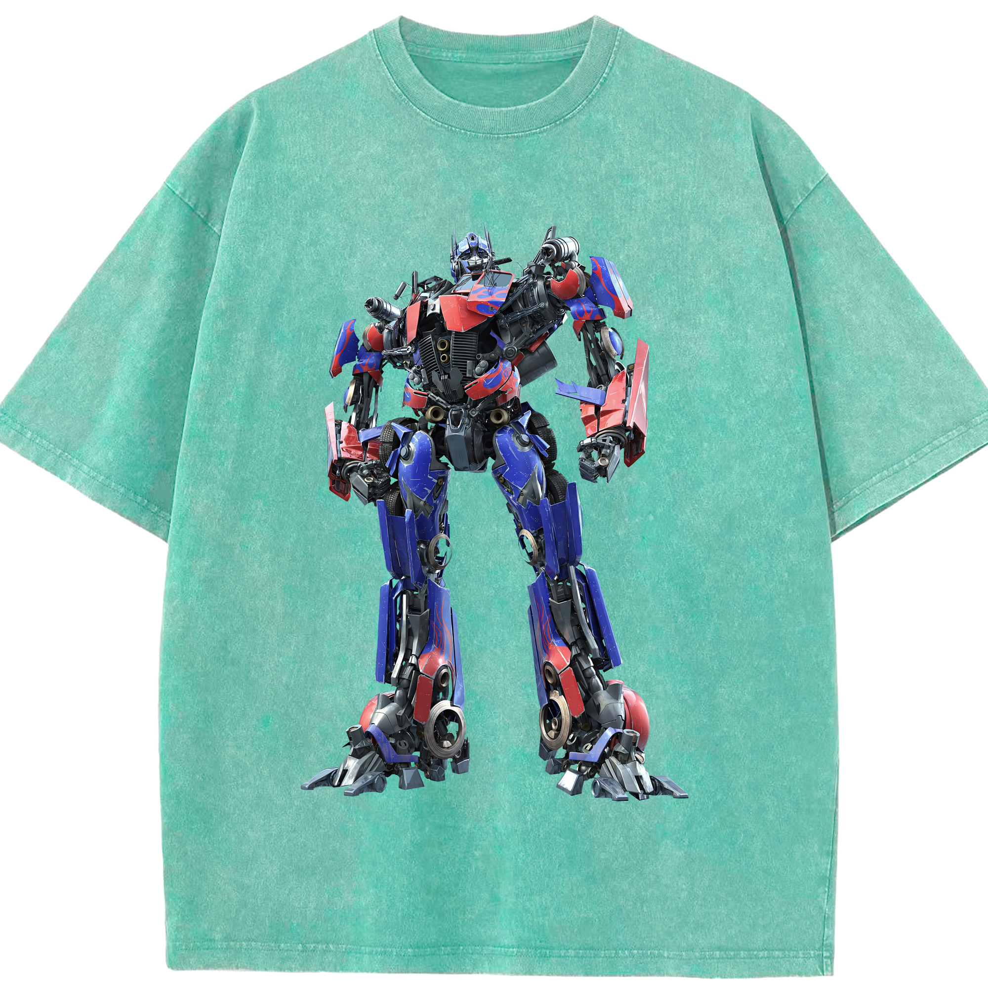 （画像用） Transformers トランスフォーマー 綿100% ヴィンテージ風 半袖Tシャツ（フロントプリント）